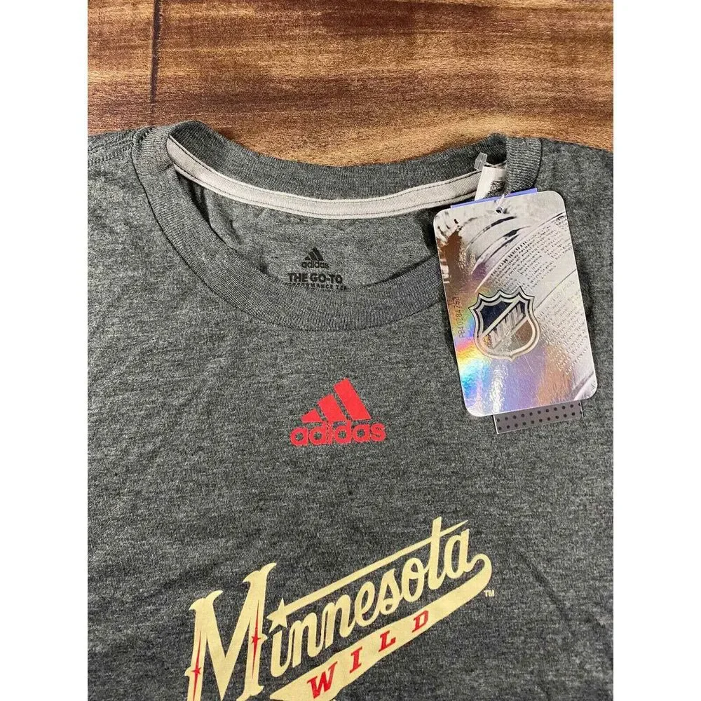 Minnesota Wild NHL Adidas Men's Climalite T-Shirt Small